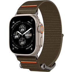 Spigen DuraPro Flex Λουράκι Υφασμάτινο Khaki (Apple Watch 42 / 44 / 45 /49mm)