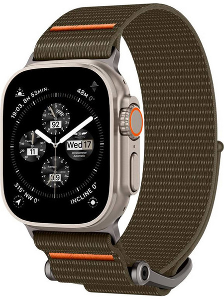 Spigen DuraPro Flex Λουράκι Υφασμάτινο Khaki (Apple Watch 42 / 44 / 45 /49mm)