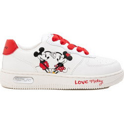 Replay Παιδικά Sneakers Λευκά Κόκκινα JZ440004S-061