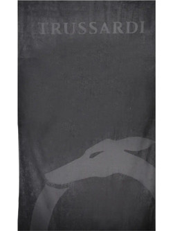Trussardi Πετσέτα Θαλάσσης Μαύρη 88x190cm TRU2MTW01-03BLAC
