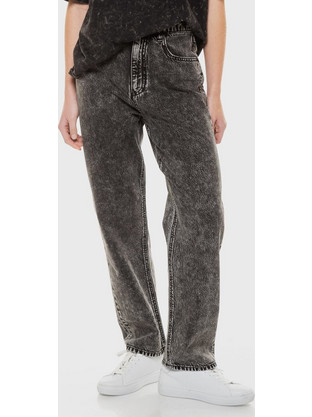 Volcom Ψηλόμεσο Γυναικείο Τζιν Παντελόνι Κανονική Εφαρμογή Μαύρο B1912302-ABK