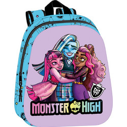Safta Monster High Σχολική Τσάντα Πλάτης Νηπιαγωγείου Γαλάζια Λιλά 622474890