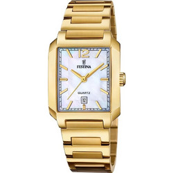 Festina Γυναικείο Ρολόι με Χρυσό Μεταλλικό Μπρασελέ F20680/2