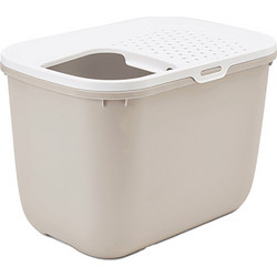 Savic Hop In Τουαλέτα Γάτας Κλειστή Μπεζ Μ58.5xΠ39xΥ39.5cm