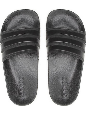 Adidas Adillete Ανδρικές Παντόφλες Καλοκαιρινές Αντιολισθητικές Κολυμβητηρίου Μαύρες GZ3772