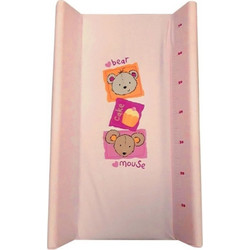 Lorelli Bear & Mouse Σκληρή Αλλαξιέρα Μωρού Πλαστική 70x50cm Ροζ