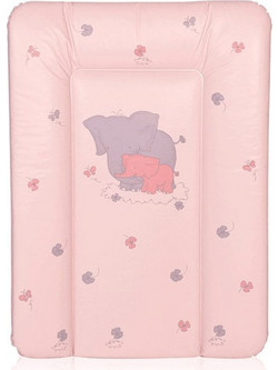 Lorelli Elephants Μαλακή Αλλαξιέρα Μωρού Πλαστική 70x50cm Ροζ