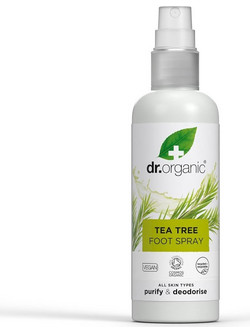Dr. Organic Tea Tree Φυσικό Αποσμητικό Ποδιών Spray Χωρίς Αλουμίνιο 100ml