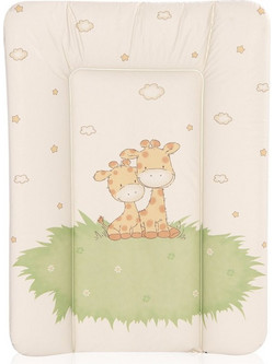 Lorelli Giraffe Μαλακή Αλλαξιέρα Μωρού Πλαστική 70x50cm Λευκή Πράσινη