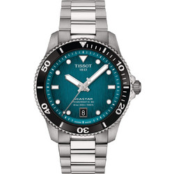 Tissot Seastar Ανδρικό Ρολόι Αυτόματο με Ασημί Μεταλλικό Μπρασελέ T120.807.11.091.00
