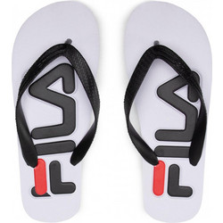 Fila Troy Ανδρικές Σαγιονάρες Λευκές FFM0007-13036