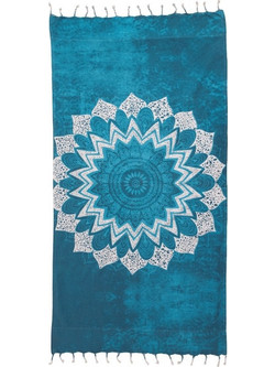 Dream Catcher Πετσέτα Θαλάσσης Microfiber Μπλε