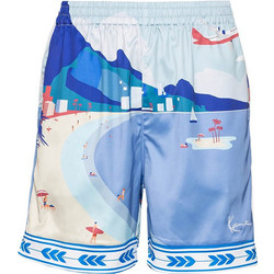 Karl Kani Small Signature Motif Ανδρική Βερμούδα Υφασμάτινη Πολύχρωμη KM222-030-1
