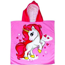 Ocean Unicorn Παιδικό Πόντσο Θαλάσσης Φούξια 60121