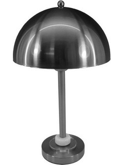 Inart Lustrous 5207351213089 Πορτατίφ Ε27 Μαύρο Π25xΥ42cm