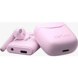 Defunc True Travel Kit Ακουστικά Bluetooth Earbud Ανθεκτικά στο Νερό Pink