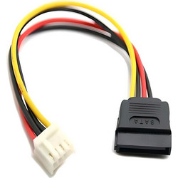Geekria 2.01.99.01.005 Καλώδιο Τροφοδοσίας 15-Pin SATA to 4-Pin Molex Female 2m Multicolor