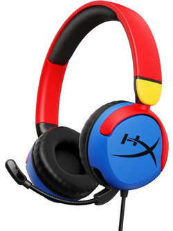 HyperX Cloud Mini Gaming Headset On Ear Red Blue