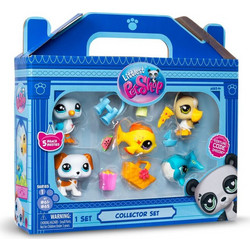 Basic Fun Littlest Pet Shop Παραλία Φιγούρες 5τμχ
