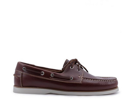 ACE Ανδρικά Μοκασίνια Boat Shoes Δερμάτινα Καφέ 3000