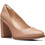 Clarks Freva 85 Ανατομικές Γόβες Δερμάτινες με Χοντρό Ψηλό Τακούνι Ταμπά 26170968
