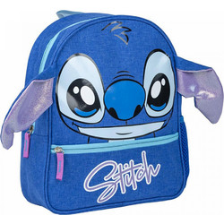 Cerda Disney 3D Lilo & Stitch Σχολική Τσάντα Πλάτης Νηπιαγωγείου Μπλε 2100005126