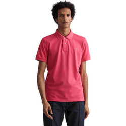 Gant Ανδρική Μπλούζα Polo Κοντομάνικη Φούξια 3G2201-666