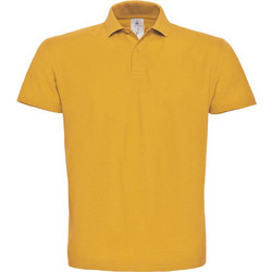 B&C Collection Ανδρική Μπλούζα Polo Κοντομάνικη Κίτρινη PUI10