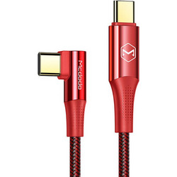 Mcdodo CA-8321 Angle 90° Braided USB-C to USB-C 100W 1.2m Red 8321100W