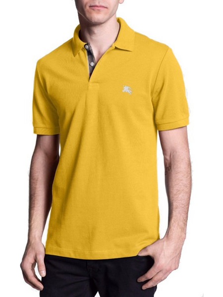 Burberry Ανδρική Μπλούζα Polo Κοντομάνικη Κίτρινη 39152171