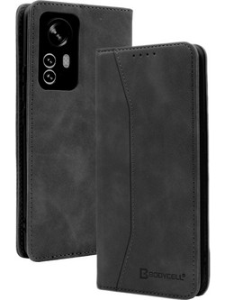 Bodycell Pu Leather Book Black (Xiaomi 12 Pro)