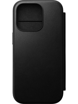 Nomad Modern Leather Folio Book Black (iPhone 16 Pro)