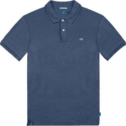 Double Ανδρική Μπλούζα Polo Κοντομάνικη Μπλε PS-032S