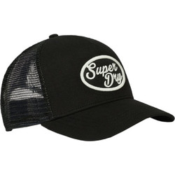 Superdry Ανδρικό Καπέλο Jockey με Δίχτυ Snapback Υφασμάτινο Μαύρο Y9011020A-06A