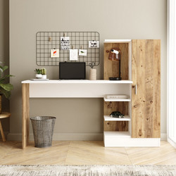 ArteLibre Camden Γραφείο Ξύλινο με Βιβλιοθήκη 152.3x40x120cm 15350089