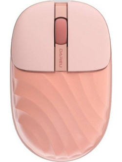 Dareu LM135D Ασύρματο Bluetooth Mini Ποντίκι Pink