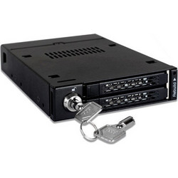 Icy Dock ToughArmor Rugged Full Metal Dual Bay MB992SKR-B