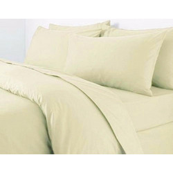 MayHome Σετ Σεντόνια Ημίδιπλα Βαμβακερά 180x240 2220738103 Εκρού
