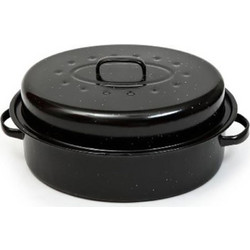 Homestyle 150006 Γάστρα Εμαγιέ Οβάλ 42x32cm 667003