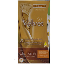 Karaver Velvet Body Ταινίες Αποτρίχωσης για Σώμα για Ευαίσθητες Επιδερμίδες 20τμχ