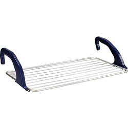 Viosarp 8400994480003 Κρεμαστή Απλώστρα Ρούχων για Κάγκελα Μπαλκονιού Μεταλλική