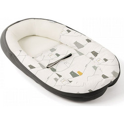 Doomoo Cocoon Bear Grey Βρεφικό Μαξιλάρι Φωλιά 80x50cm