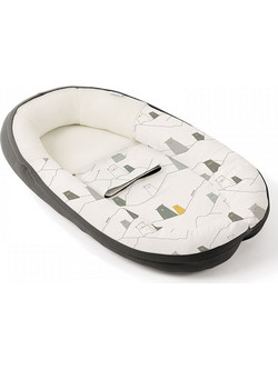 Doomoo Cocoon Bear Grey Βρεφικό Μαξιλάρι Φωλιά 80x50cm