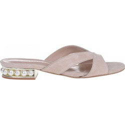Red Dot Γυναικεία Σανδάλια Suede Nude S318