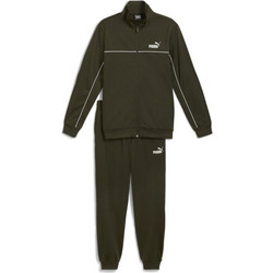 Puma Piping Ανδρικό Σετ Φόρμας Fleece με Λάστιχο Κυπαρισσί 681896-70