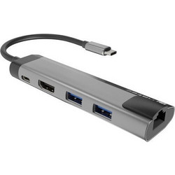 Natec Fowler Go USB-C Docking Station με HDMI Ethernet