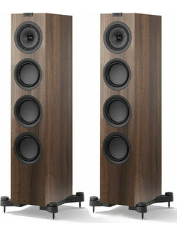 KEF Q750 Ζεύγος Ηχείων Hi-Fi Δαπέδου 150W 2.5 Δρόμων Walnut