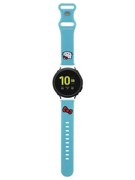 Hello Kitty Head Λουράκι Σιλικόνης Blue (Universal 20mm)