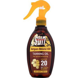 Vivaco Sun Argan Bronz Λάδι Μαυρίσματος Σώματος SPF20 200ml