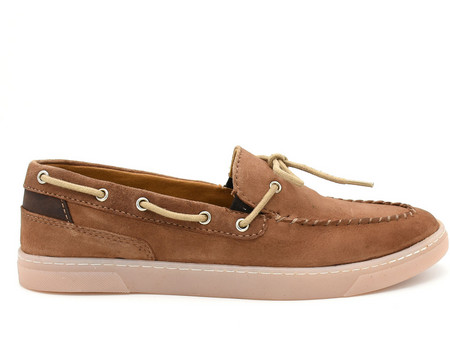 Freemood Ανδρικά Μοκασίνια Loafers Δερμάτινα Ταμπά E065-201